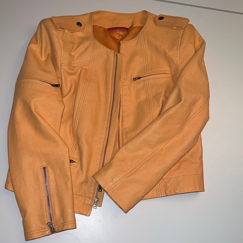 Alice and Olivia leather jacket